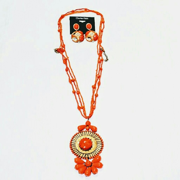 Necklace &earring set. - Picture 2 of 8